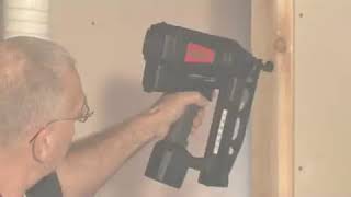 Senco GT65RHS Gas Nail Gun Second Fix 16 Gauge Nailer Straight Nails [upl. by Hokanson]