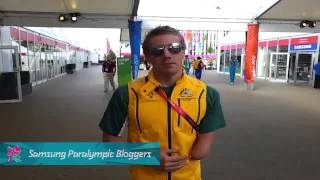 Matt Cowdrey  First blog Paralympics 2012 [upl. by Inoliel]