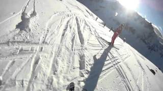 Hors piste a Valloire GoPro [upl. by Ellenhoj56]