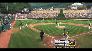 LLWS 2012  PetalumaTennessee US Championship Game [upl. by Atir]