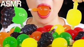 ASMR Tiktok Fruit Jelly Challenge DelyGely Eating Sounds Mukbang [upl. by Bjorn]