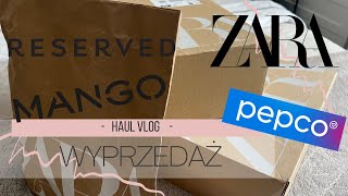 Wyprzedaże ZARA PEPCO RESERVED MANGO  VLOG  Klaudia Robaszek [upl. by Ylluz334]