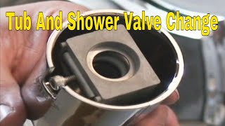 tub and shower valve change from Three handle too single handle part 4 [upl. by Ecile]