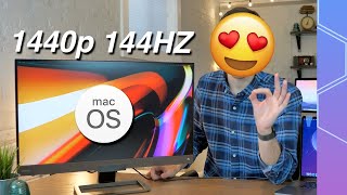 1440p 144Hz in macOS BenQ EX2780Q Review [upl. by Teirtza189]