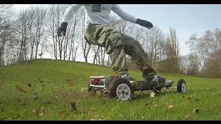 2WD eMTB Electric Mountainboard  Mix2 2016  Flips and Drifts  VESC  c6364  12s [upl. by Preston690]