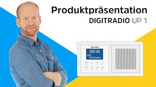 Digitalradio für die Doppelunterputzdose  DIGITRADIO UP 1  TechniSat [upl. by Ynattyrb]