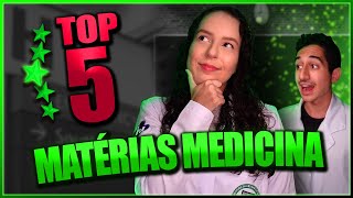 TOP 5 MELHORES MATÉRIAS DA MEDICINA  MedampMind [upl. by Adel650]