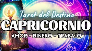 CAPRICORNIO ♑️ ALGUIEN SE PONE EN ACCIÓN Y EL DESTINO TE TRAE ESTO❗ capricornio  Tarot del Destino [upl. by Aneehs]