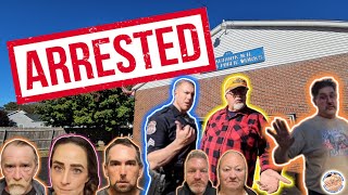 FIVE TOWN OFFICIALS ARRESTED COPS CALLED DURING INVESTIGATION FIRST AMENDMENT AUDIT PRESS NH NOW [upl. by Einnoj]