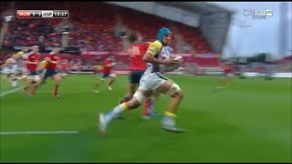 Justin Tipuric shows his class to create try vs Munster 2014 [upl. by Luci]