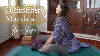 Hüftöffner Mandala Praxis  Yin Yoga mit Wanda Badwal [upl. by Dud]