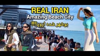 Unbelievable Walking Vlog In Bushehr Iran Real Amazing Walk Along The Beach [upl. by Enyak]