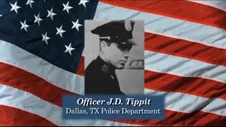 Officer JD Tippit Dallas Texas Police Department [upl. by Ennovahs]