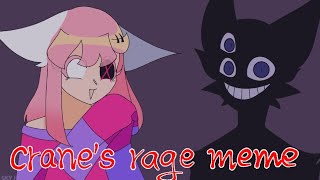 •cranes rage  meme  animation  fake collab w Sky Heart [upl. by Hedges]