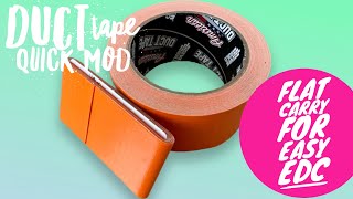 GafferDuct tape flat amp quick for edc [upl. by Niko]