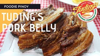 Tudings Pork Belly Lagunas Version of Fast Food Filipino Food Recipe  Foodie Pinoy [upl. by Dang]