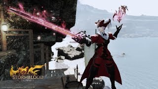 「FINAL FANTASY XIV」Eureka Gears amp Weapons Murgleis Anemos and Anemos Duelists Red Mage PS4 Pro [upl. by Reffinnej]