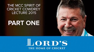 Rod Marsh part 1  Colin Cowdrey Spirit of Cricket amp Sledging  2015 Cowdrey Lecture [upl. by Snow]