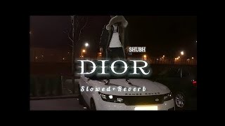 Shubh—Dior official video  slowed reverb 8d song [upl. by Billen]