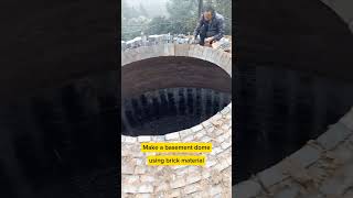 Make a basement dome using brick material [upl. by Anaeg]