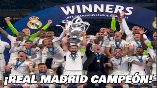 REAL MADRID CAMPEÓN DE LA CHAMPIONS LEAGUE 2024 EN ZONA FUT [upl. by Roselba692]