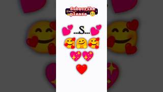 S name letter Lovers ❣️😊 dil mera dekho 🙈 trending lovestatus shorts viral [upl. by Dodi]