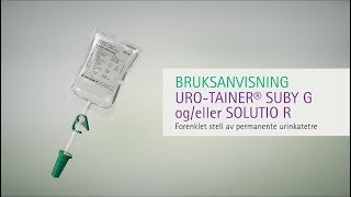 B Braun UroTainer Suby G norsk [upl. by Atibat]