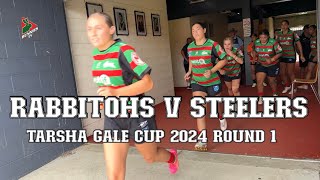 Rabbitohs v Steelers Highlights  2024 Round 1 Tarsha Gale Cup [upl. by Ailuy]