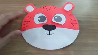 Art and Craft Lesson Tigers Headband [upl. by Ronn375]