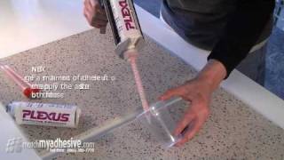 Seaming Solid Surface with Plexus Adhesive [upl. by Pik639]