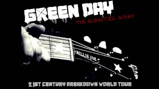 14 Green Day  Words I Might Have Ate Live Acoustic [upl. by Idnyc]