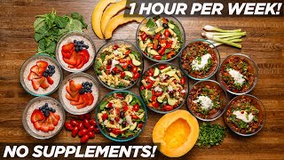 FAST HighProtein Vegan Meal Prep 1 Hour Per Week [upl. by Hubert]