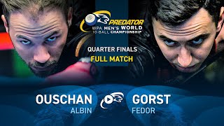 OUSCHAN vs GORST ▸ 2024 WPA PREDATOR WORLD CHAMPIONSHIP MENS 10BALL [upl. by Nnylyt]