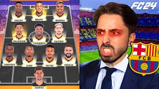 LOS GALACTICOSA KAFA TUTTUM  REAL MADRID KARŞISINDA BARCELONA HOCASI OLDUM  FC 24 KARİYER [upl. by Lime]