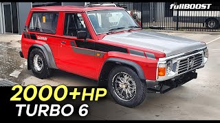 Inside a 2000hp Nissan Patrol TB48 turbo  EVILGQ  fullBOOST [upl. by Kip]