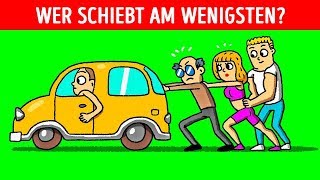 14 DENKSPIELE UND TRICKS UM DEIN GEHIRN AUFZUWÄRMEN [upl. by Ahsercel235]