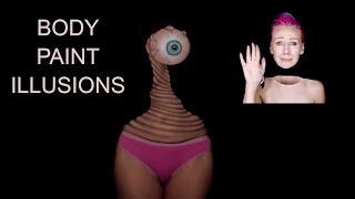 THIS BODY PAINT ARTIST CREATES INCREDIBLE BODY ILLUSIONS [upl. by Enattirb]