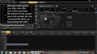 Creating scrolling titles in Corel VideoStudio [upl. by Enyluqcaj171]