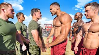 US MARINES VS BODYBUILDERS Who Is Stronger [upl. by Ennael]