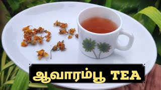 ஆவாரம்பூ Tea  how to make avarampoo tea  treats diabetes kidney problems reduce cholesterol [upl. by Oirramed]