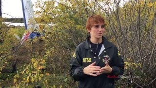 NTSB interview at Iliamna plane crash site [upl. by Atnicaj348]