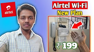 Airtel Xstream Fiber Installation 🔥🔥  Airtel Xstream Fiber Plans  Airtel fiber 599 Plan details [upl. by Oulman715]