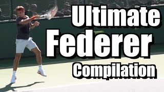 Roger Federer Ultimate Compilation  Forehand  Backhand  Serve  2013 Indian Wells [upl. by Silisav]