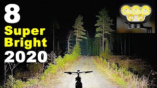 🚴 8 Super Bright HeadLights for Night Cycling  Monteer6500 Allty2000 Rockbros Gaciron Enfitnix [upl. by Norse154]