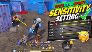 Best Sensitivity Setting For Headshot After Update⚙️ 2GB  3GB  4GB  6GB  8GB RAM  FREE FIRE [upl. by Posner]