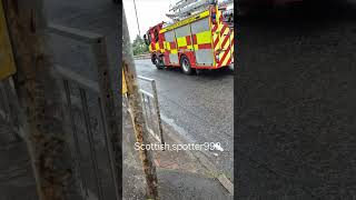 BO2P1 Calton responding out of springburn fire station firebrigade viral [upl. by Elauqsap185]