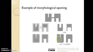 Morphological ProcessingOpening amp Closing [upl. by Ilahsiav]