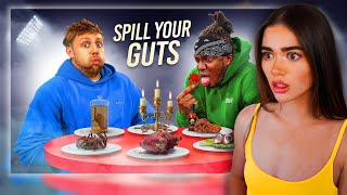 Rose Reacts to SIDEMEN SPILL YOUR GUTS OR FILL YOUR GUTS 2 [upl. by Inaffit]