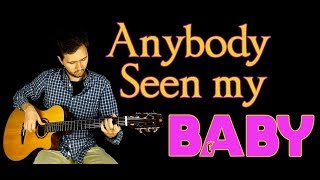 The Rolling Stones  Anybody Seen My Baby  Fingerstyle Guitar Acoustic Cover [upl. by Yllim]