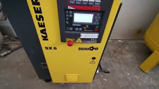 Kaeser SX 6 screw compressor [upl. by Diana]